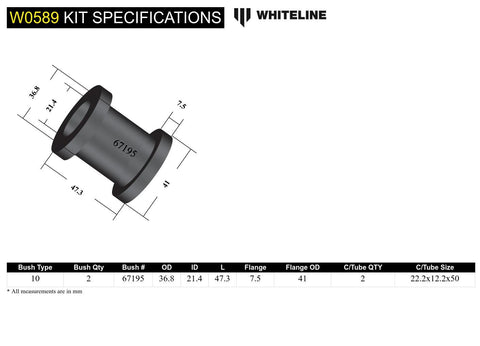 Rear Lower Shock Absorber Bush