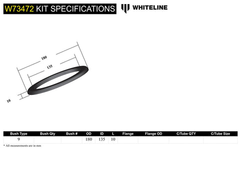 Rear Spring Spacer (10mm)