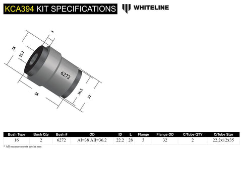 Rear Upper Camber Kit