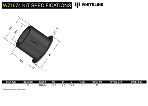 Leaf Spring - Eye Front/rear And Shackle Bushing Kit