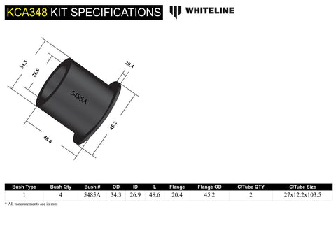 Front Upper Control Arm - Outer Camber Kit